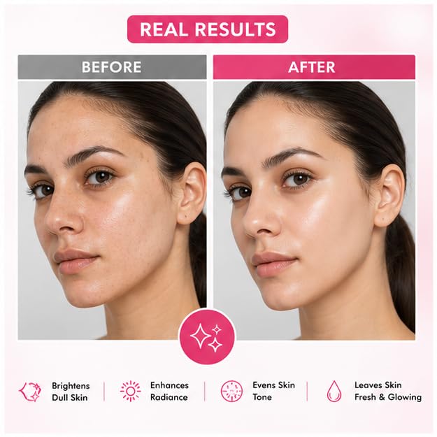 LA ROSE ETERNELLE Skin Brightening Face Wash with Niacinamide Kojic Acid Glutathione Vitamin C & Hyaluronic Acid | Daily Facial Cleanser for Men & Women | 150 ml
