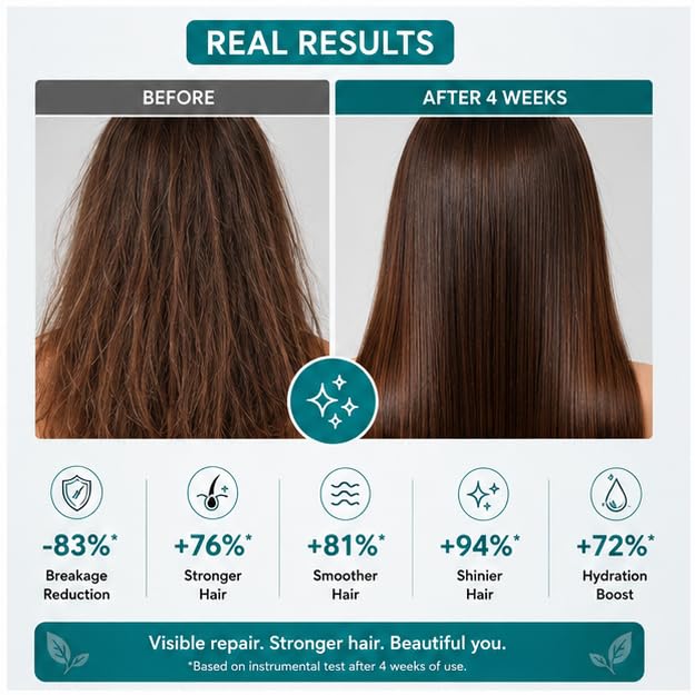 LA ROSE ETERNELLE 7 In 1 Repair Conditioner with Biotin Proteins & Fenugreek Hair Conditioning Formula for Dry Weak & Damaged Hair 200 ml