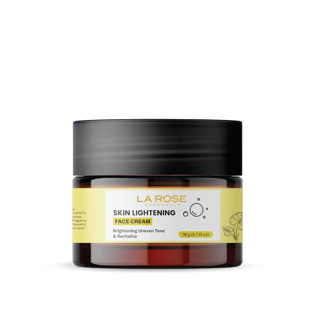 LA ROSE ETERNELLE Skin Lightening Face Cream | Daily Facial Moisturizer for Men & Women | Lightweight Hydrating Formula | Uneven Tone Care | 50 g