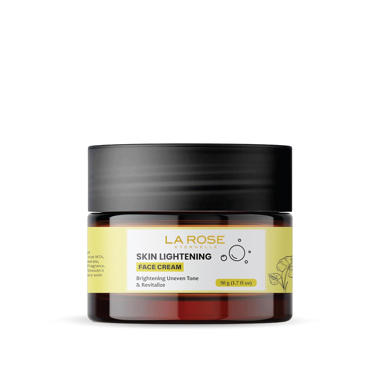 LA ROSE ETERNELLE Skin Lightening Face Cream | Daily Facial Moisturizer for Men & Women | Lightweight Hydrating Formula | Uneven Tone Care | 50 g
