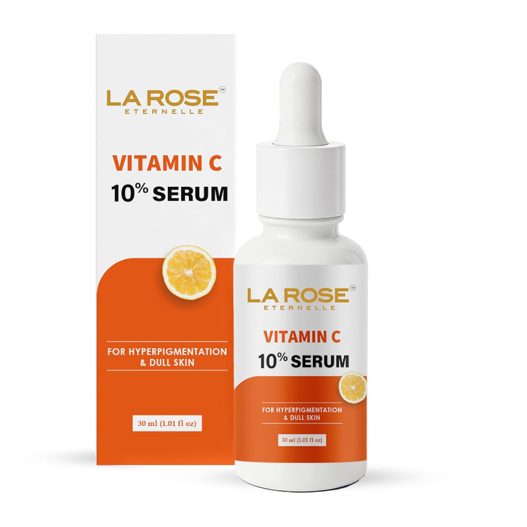LA ROSE ETERNELLE Vitamin C 10% Serum for Hyperpigmentation and Dull Skin, 30ml